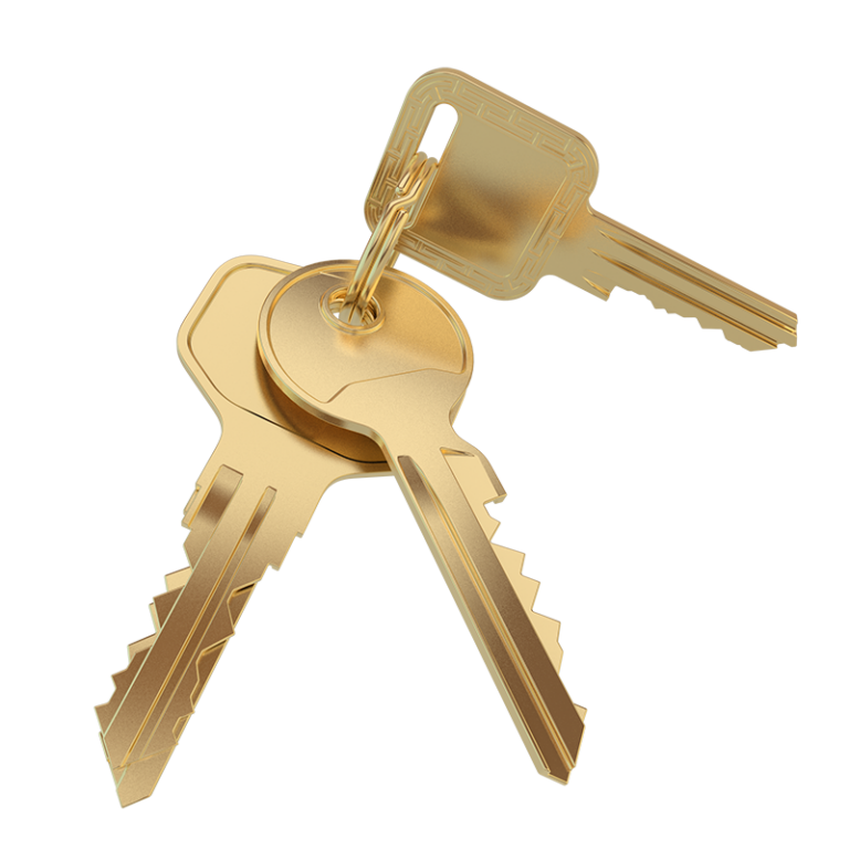 Golden keys to a home